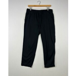 Minimalist Gap Mens Size M Black Easy Pant Elastic Drawstring Relaxed Chino